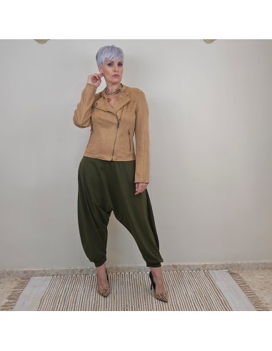 Mono OSAKA artesanal verde oliva de algodón