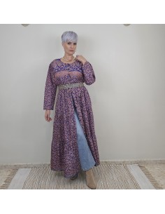 Vestido Maddhi Botton Saree