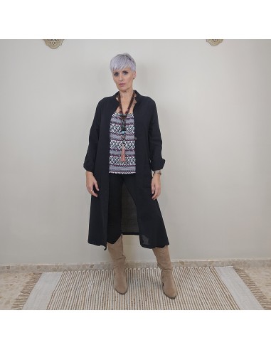 Kimono artesanal  elaborado en algodón natural .