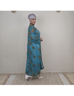 Kimono Rhin Largo con bordados a mano 2