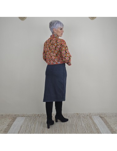 Chaqueta con bordados , típico de la India .