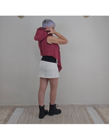 Chaleco 100% algodón , diseño artesanal .