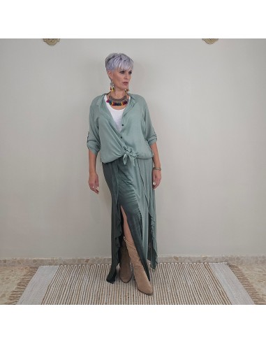 Falda Visha Taee de rayón artesanal