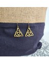 Pendientes Triqueta Dorado | Fusion con Isa – Elegancia y simbolismo