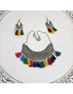 Conjunto Collar y Pendientes Aoha | Fusion con Isa