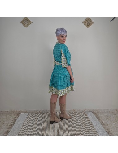 Vestido camisero Frail Saree Cotto artesanal