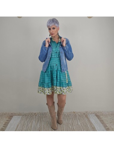 Vestido camisero Frail Saree Cotto artesanal