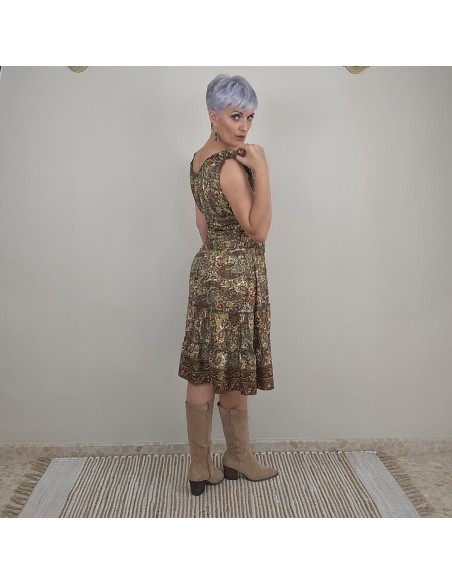 Vestido Save Saree Cotto artesanal