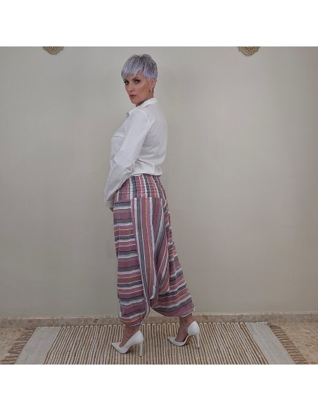 Pantalón bohemio Raal 100% algodón artesanal