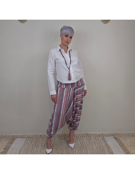 Pantalón bohemio Raal 100% algodón artesanal