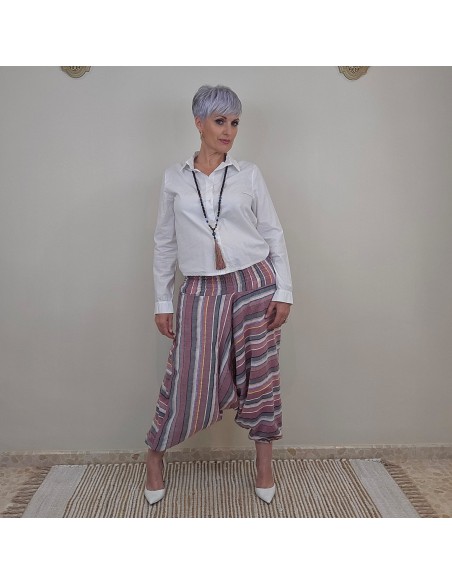 Pantalón bohemio Raal 100% algodón artesanal