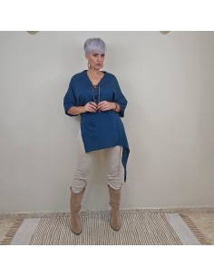 Camisola asimétrica NUT de algodón natural 2