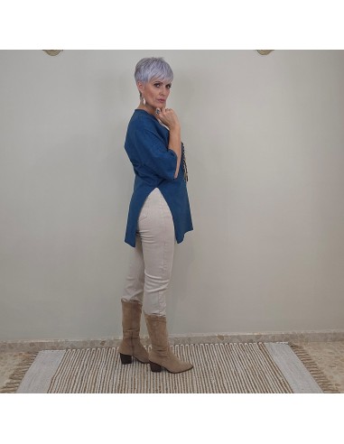 Camisola asimétrica NUT de algodón natural